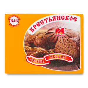 МАСЛО СПРЕД КРЕСТЬЯНСКОЕ ОСОБОЕ 72.5% 180ГР МАСЛОДЕЛ