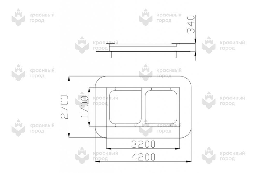 Песочница двойная