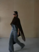 Костюм из кашемира и шерсти мериноса, Серый