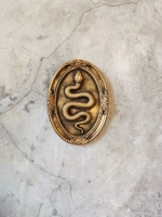 Барельеф на стену из гипса Змея