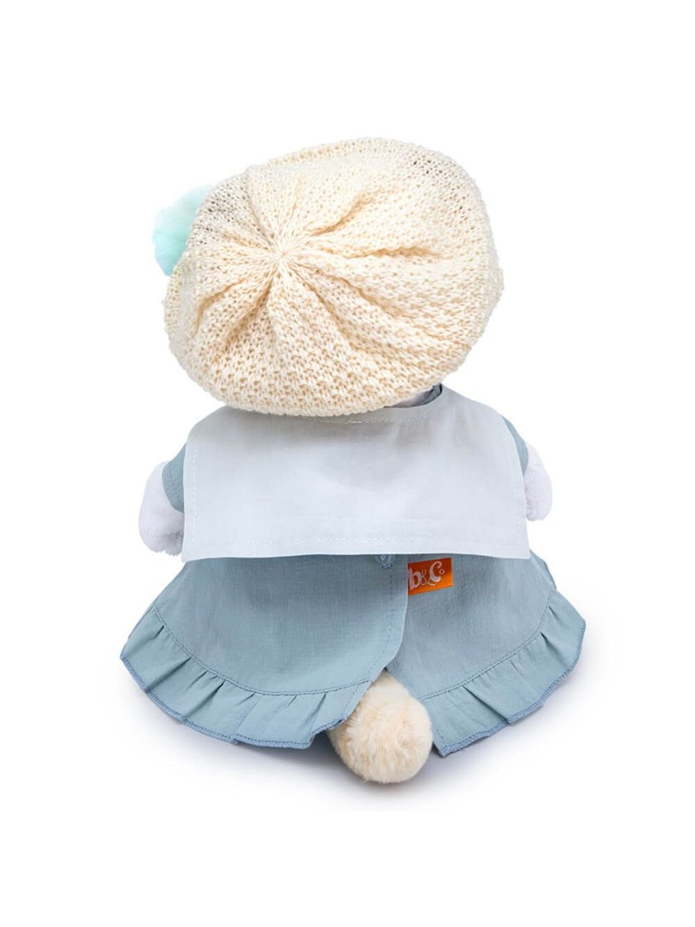 Мягкая игрушка Ли-Ли в морском платье и вязаном берете 24 см