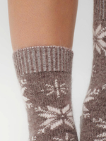 Носки женские Н254-13 коричневый