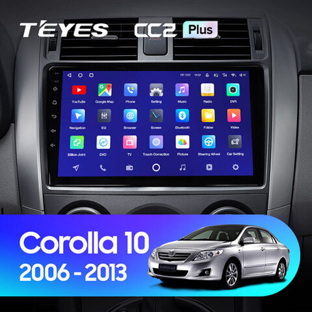Teyes CC2 Plus 9" для Toyota Corolla Axio, Fielder 2006-2013