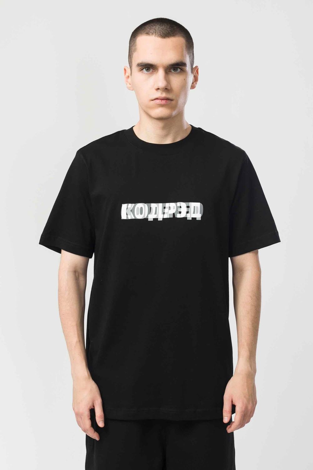 Футболка Codered Regular Greyscale черная