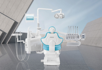 Стоматологическая установка Cingol серии X5 верхней подачей инструмента
