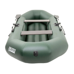 Лодка надувная для рыбалки Тонар Бриз 190 с веслами серый