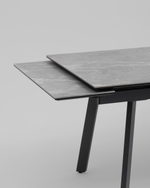 Стол Тайл 140-200/85/75 столешница керамика Larka Grey