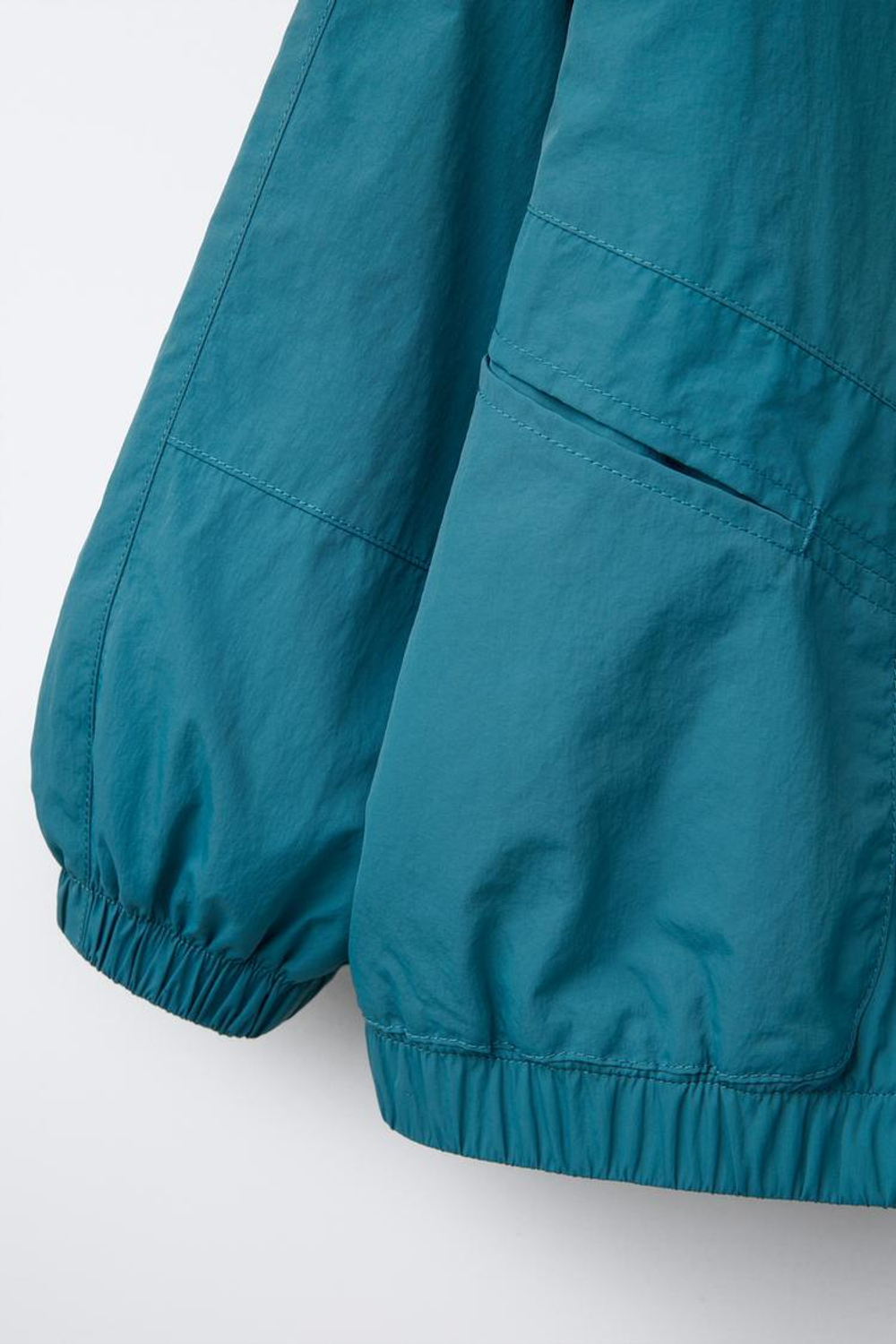 ZARA ЛЕГКИЙ ДОЖДЕВИК WATER REPELLENT, НЕФТЯНОЙ