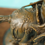 Настольная кабинетная скульптура «Конный рыцарь с копьем»