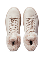 Кожаные кроссовки CALVIN KLEIN JEANS - кремовый(YW0YW01590)