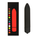 Черная гладкая вибропуля «Оки-Чпоки» - 9 см. (Цвет: черный)