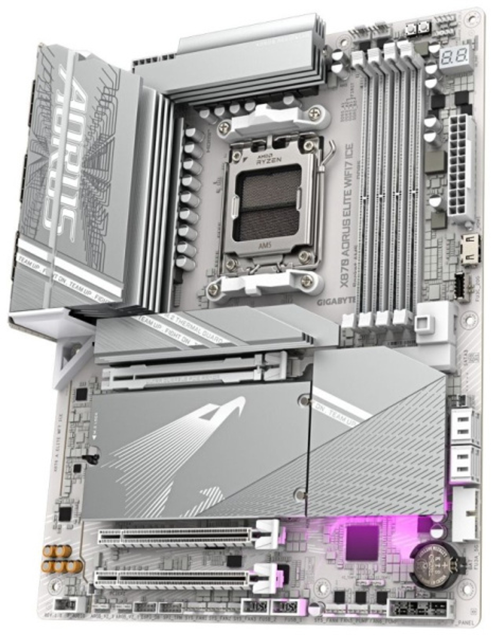 Материнская плата ATX GIGABYTE X870 AORUS ELITE X ICE