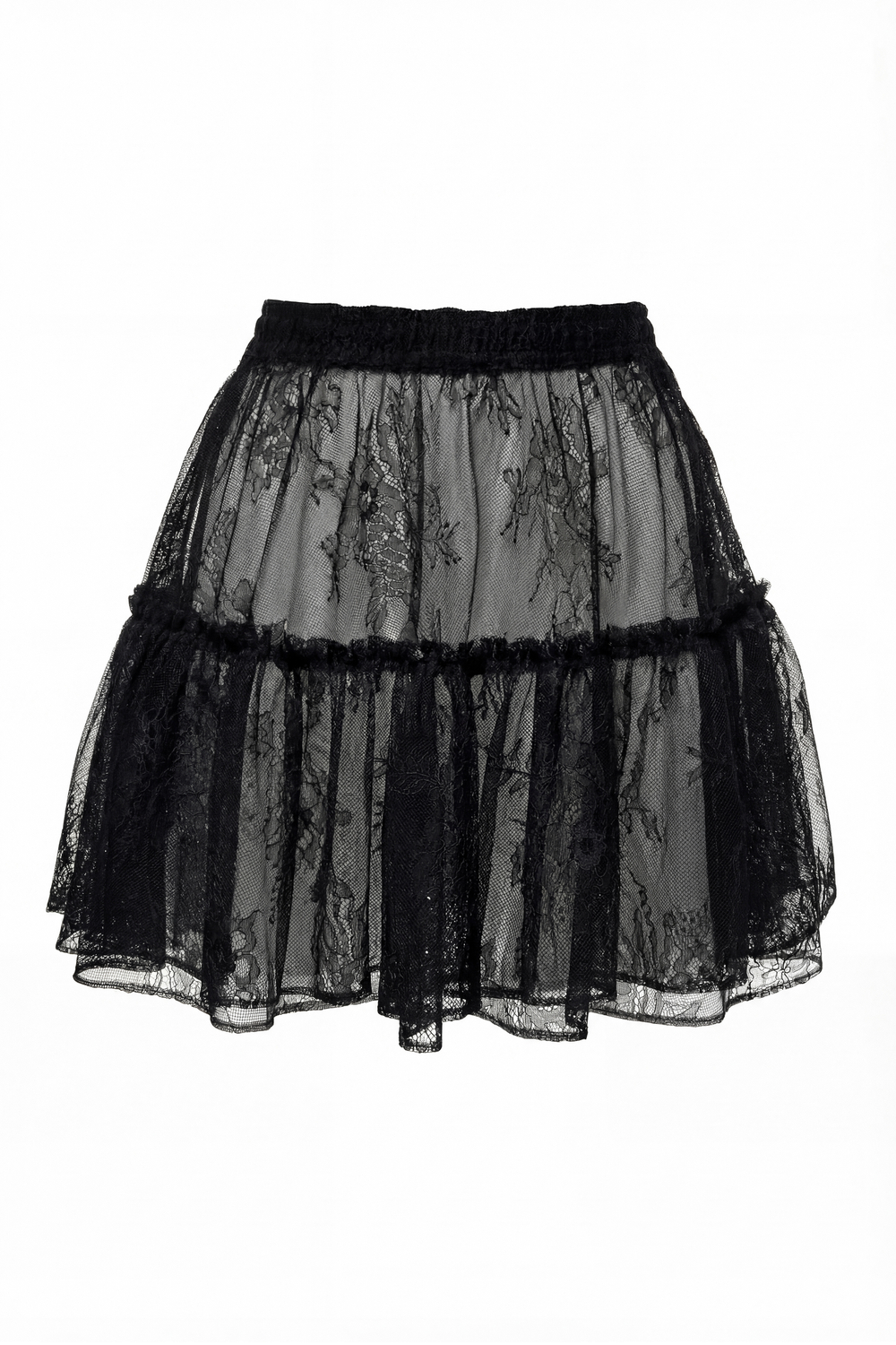 “Doll skirt” Юбка с воланами из кружева.