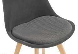 Деревянный стул Bonuss dark gray / wood