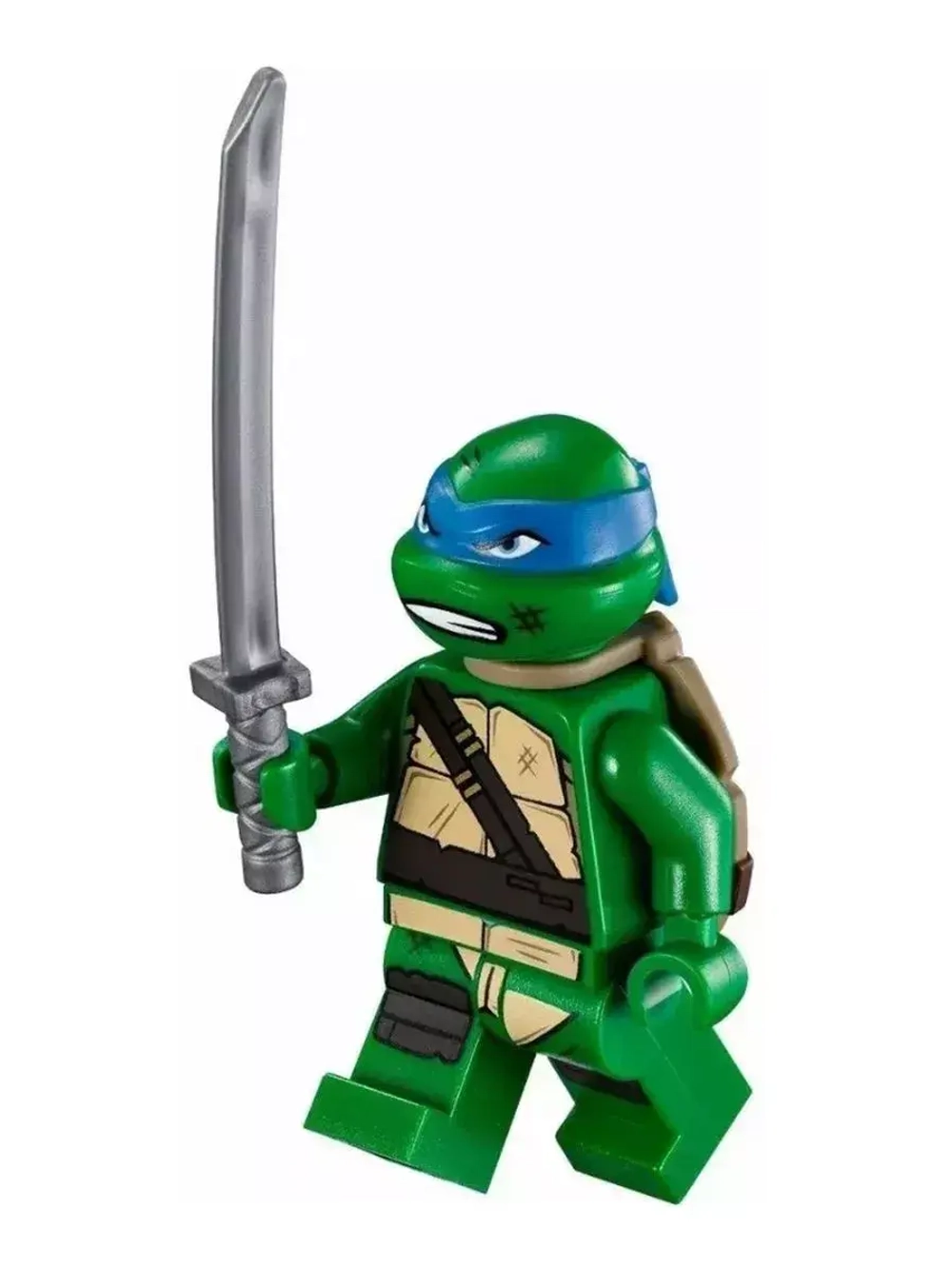 Конструктор Черепашки Побег Караи на мотоцикле 87 деталей