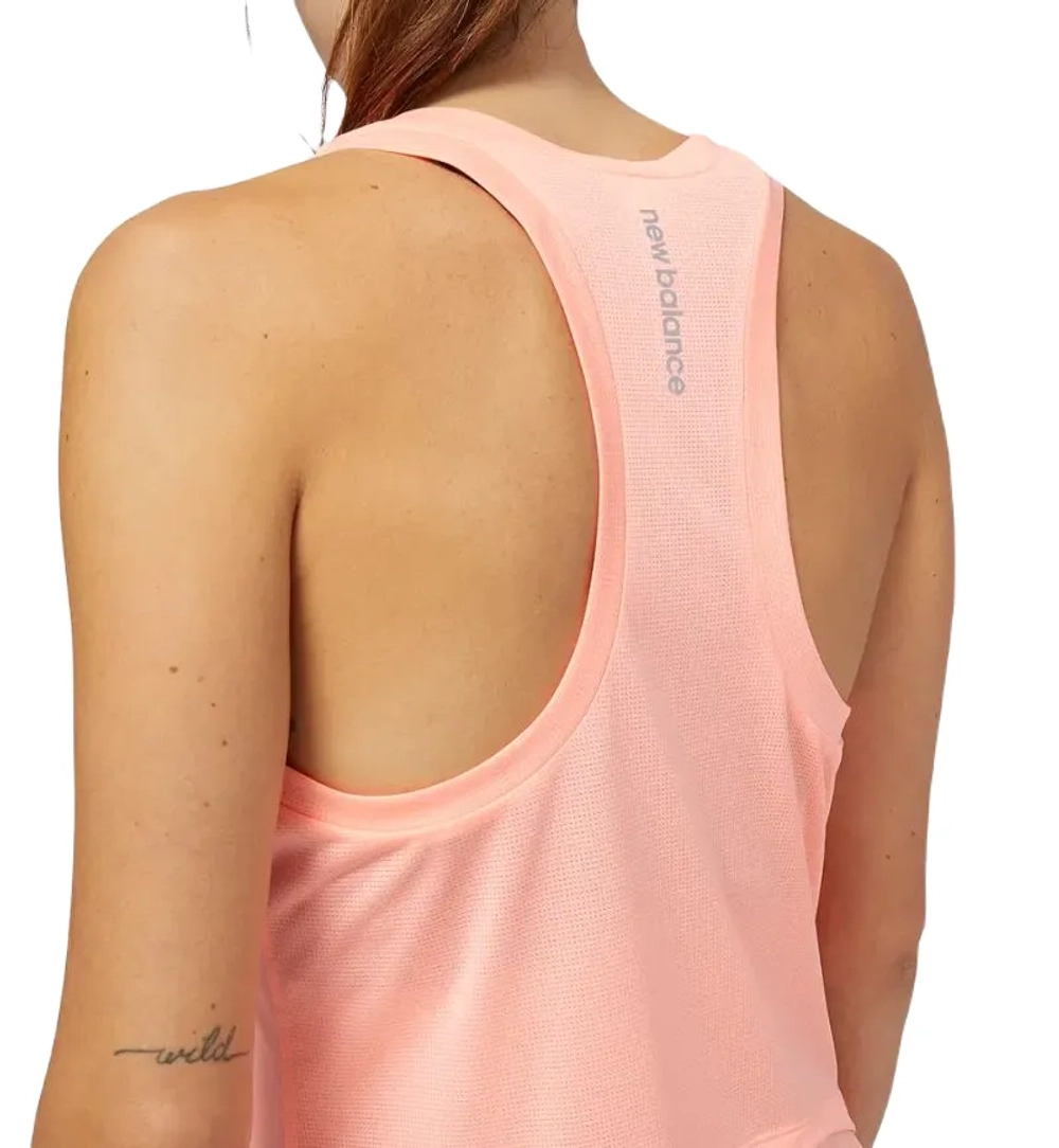 Женский топ теннисный New Balance Accelerate Tank - Розовый