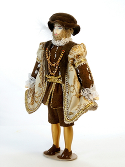 Кукла коллекционная король Генрих VIII