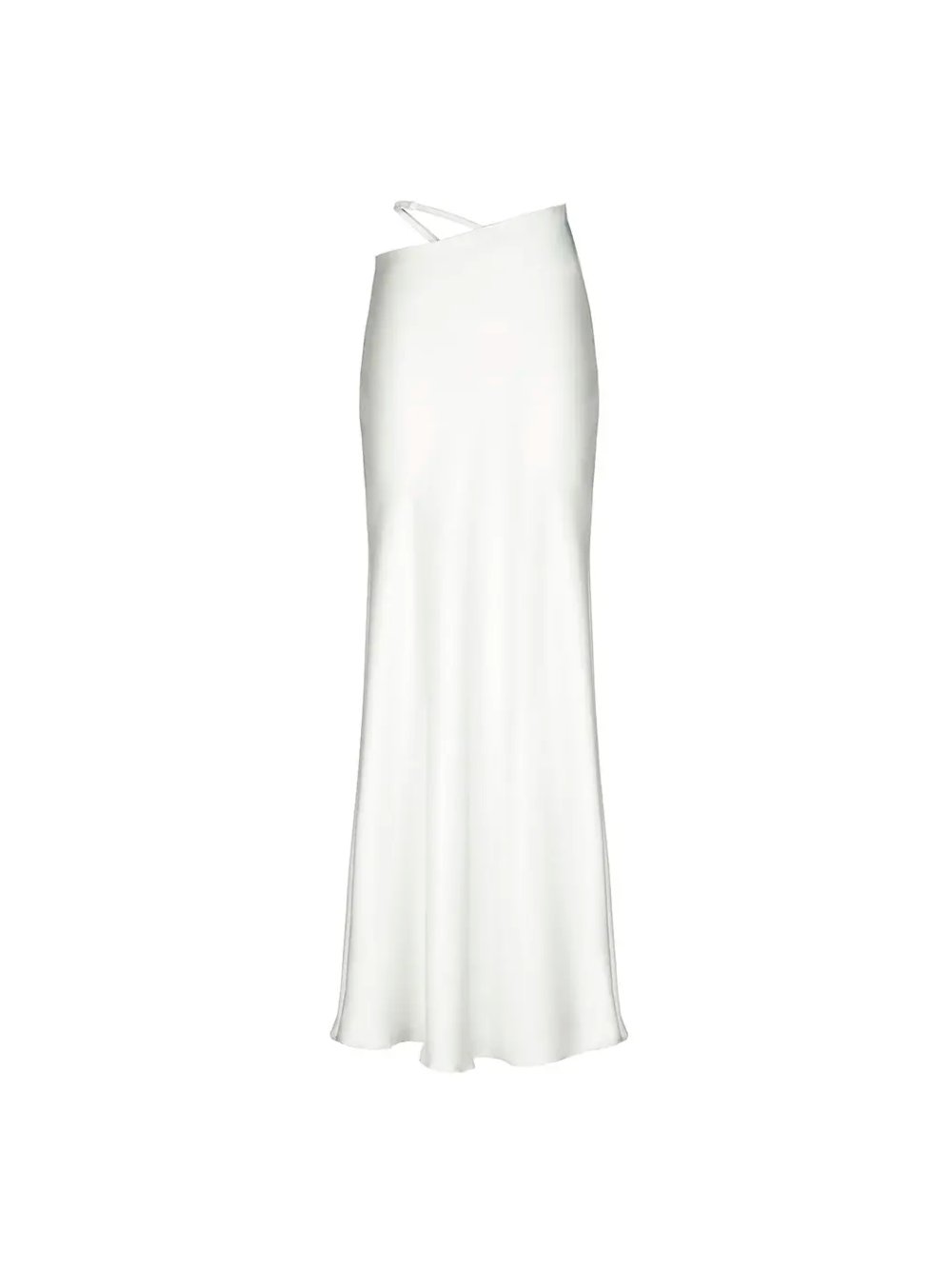 Юбка атласная