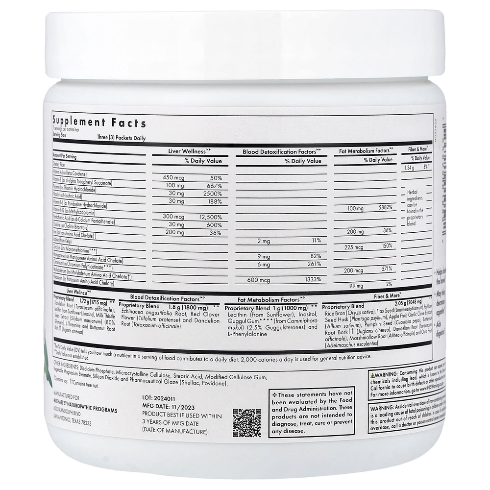 Michael's Health, Промывка, 1 неделя, 84 вегетарианские таблетки