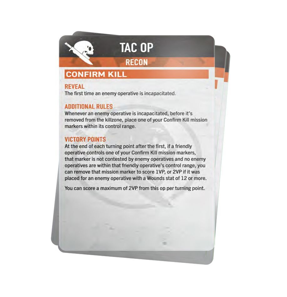 KILL TEAM: APPROVED OPS CARD PACK (ENG)