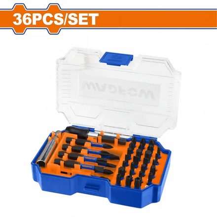 Набор бит с держателем WADFOW WBS4B36 36 шт.