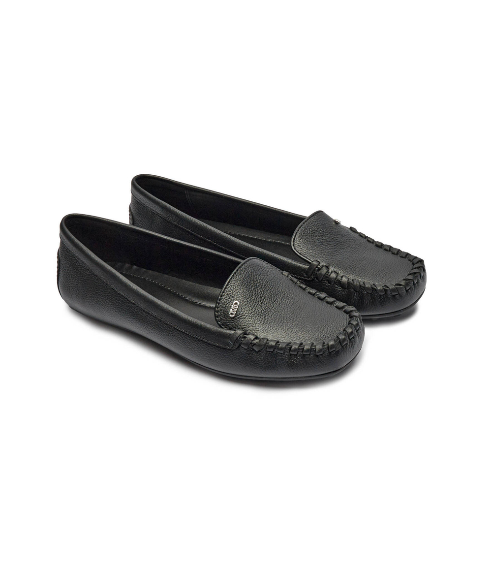 Кожаные мокасины eve moc Michael Kors - черный(40T4EVFR1L)