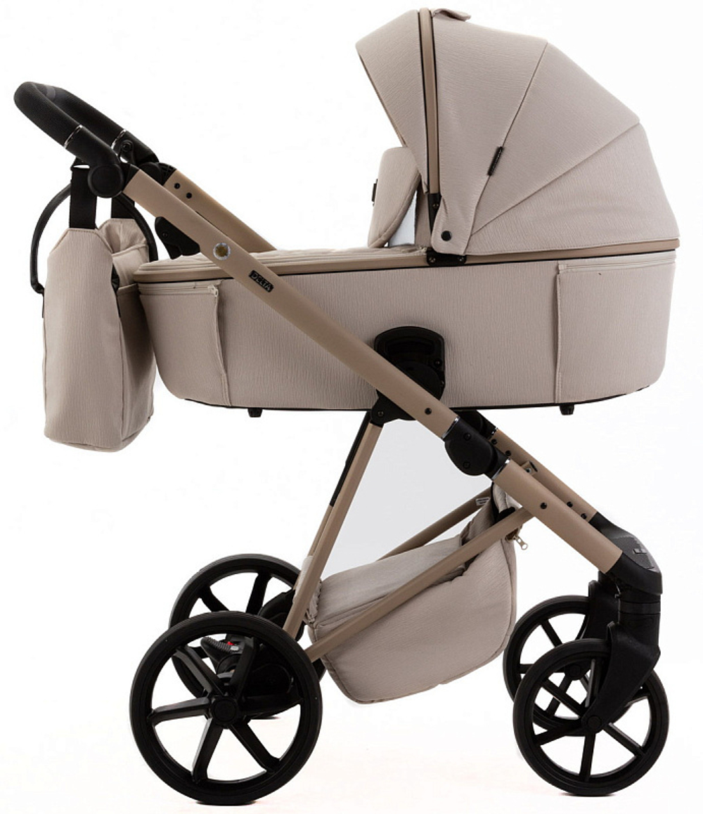 Детская коляска Adamex Delta Natura 2 в 1 DN-3-VANILLA (ВАНИЛЬ)