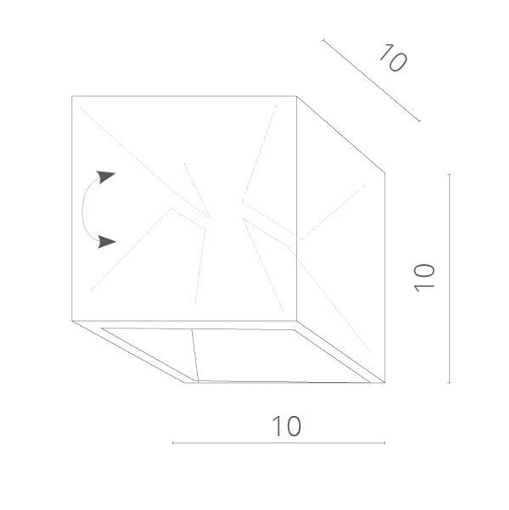 Уличный настенный светодиодный светильник Arte Lamp RULLO A1414AL-1GY