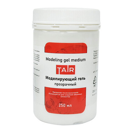 Моделирующая гель-паста  прозрачная, 250 мл