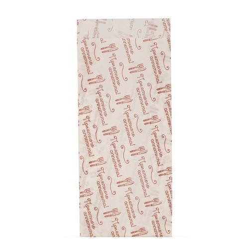 Пакет Под Шаурму с V-образным дном "Приятного аппетита" бумажный белый. 220*90*40, 1600шт/кор