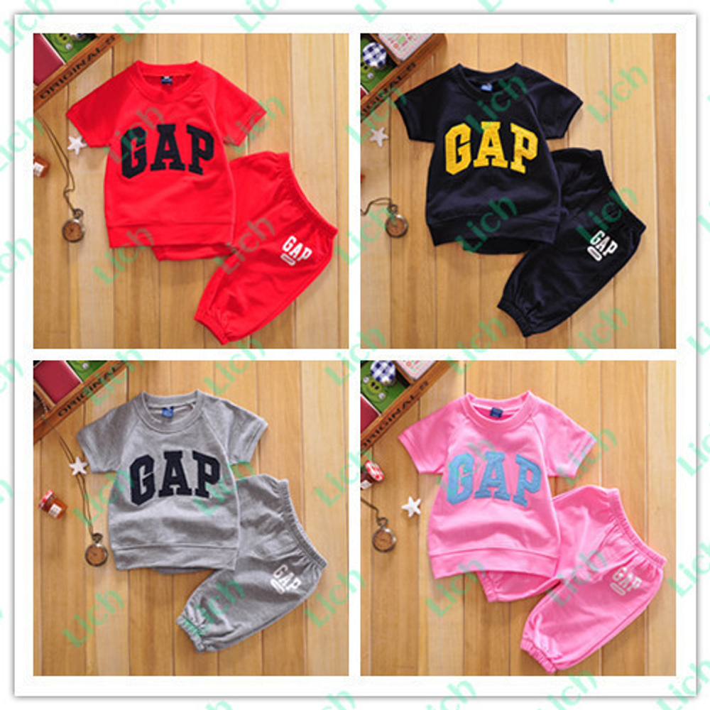 Костюм детский из толстовки с коротким рукавом и бридж