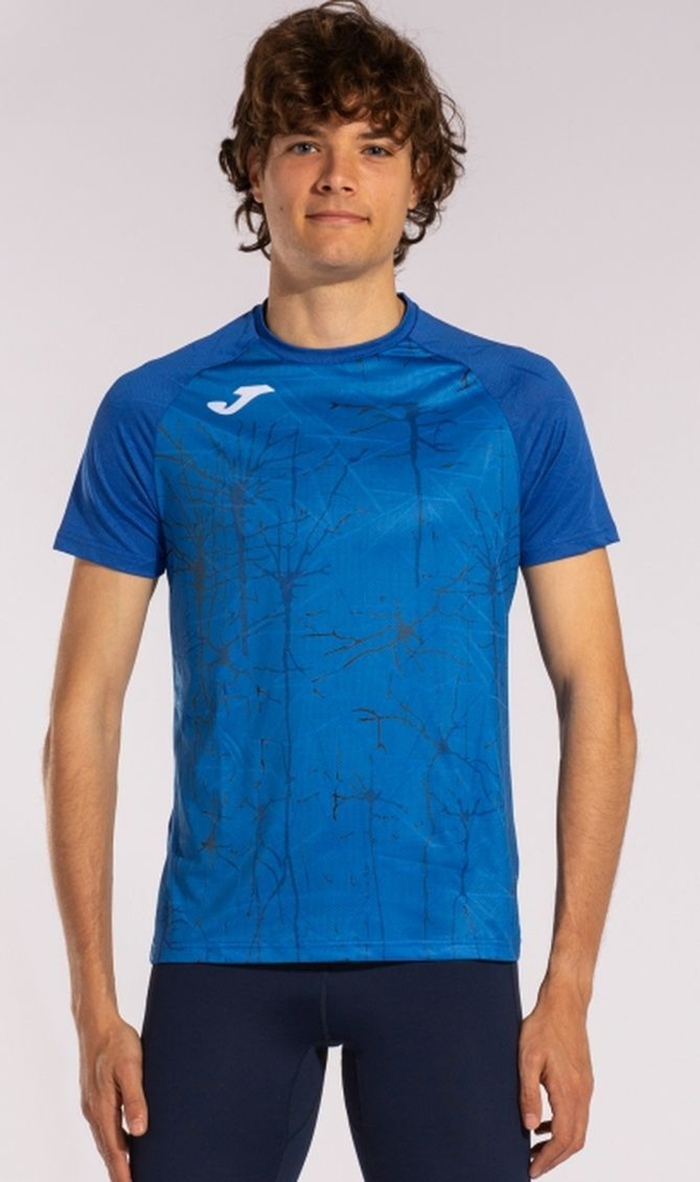 Мужская теннисная футболка Joma Elite IX Short Sleeve T-Shirt M - небесный