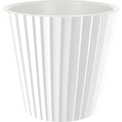Горшок для цветов InGreen Sand D190мм, 3,3л c дренажной вставкой белый