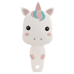 Расческа массажная зверушка Единорог, Soft Touch