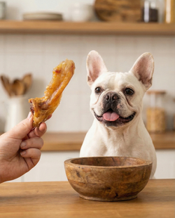 Ахиллово сухожилие говяжье 14-16см сушёное для собак