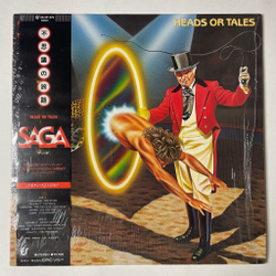 Винтажная виниловая пластинка LP Saga Heads Or Tales (Japan 1983) (Obi) Cat Walk
