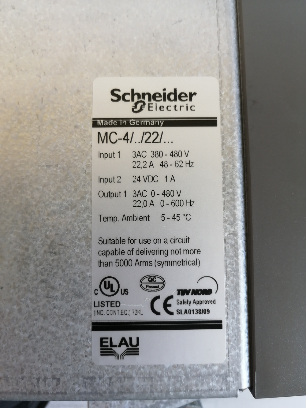 S.E. ELAU PacDrive MC-4/11/22/400 б/у