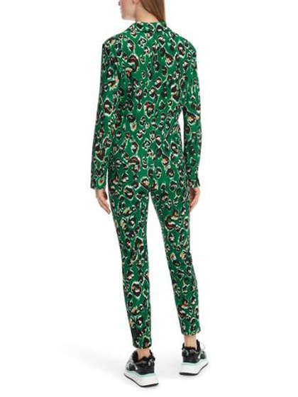 Marc Cain Блейзер из неопрена с эффектным принтом