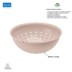 Дуршлаг palsby, organic, 2 л, розовый