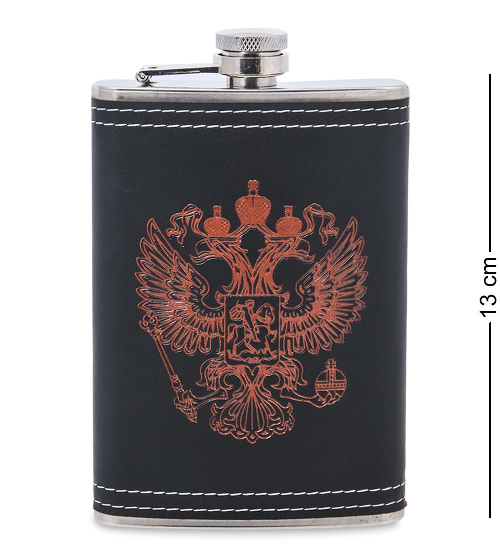GT-106 Подарочный набор фляжка со стопками «Герб» 280 мл