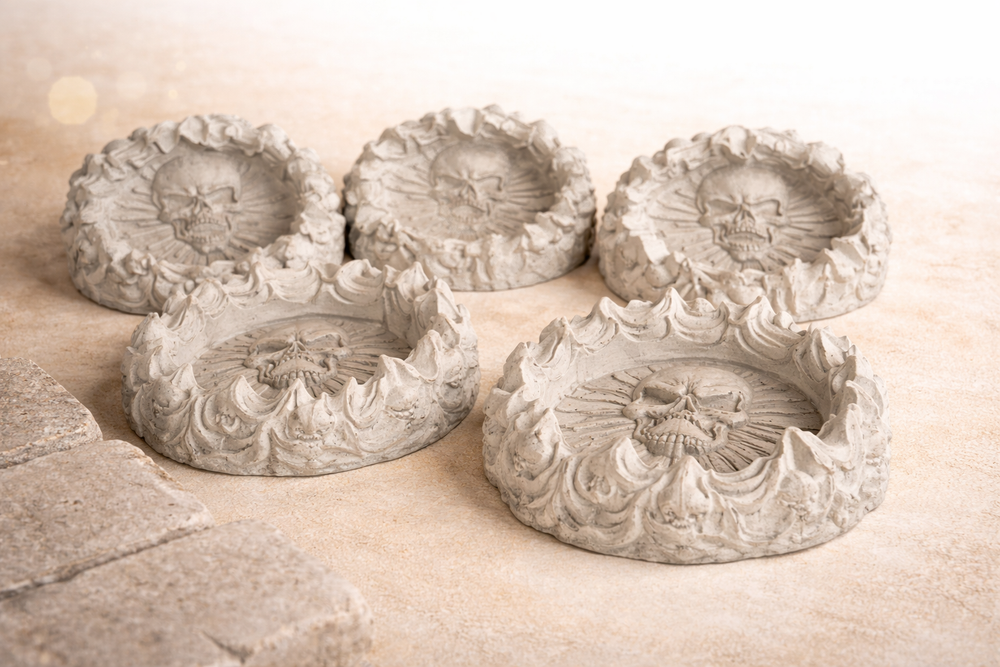 Пепельница из гипса