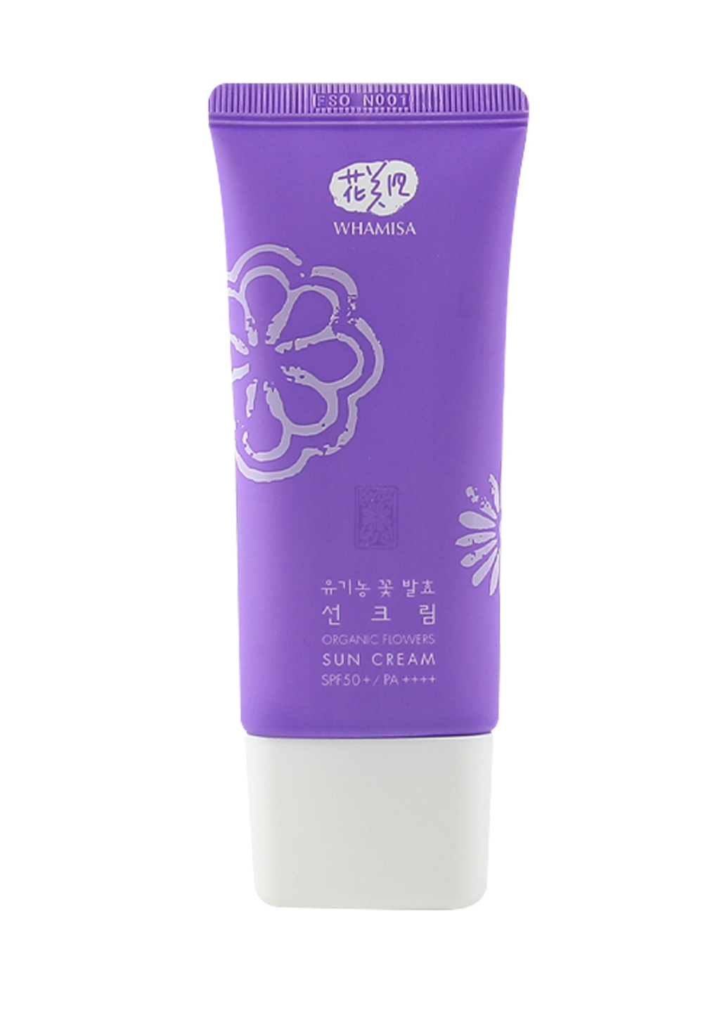 Солнцезащитный крем на основе цветочных ферментов SPF 50 Whamisa (60 гр)