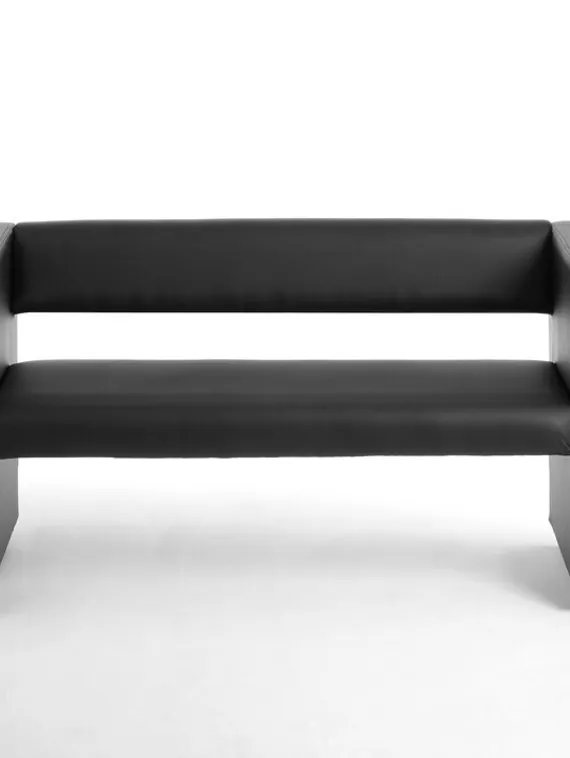 Диван &quot;Йокки&quot; , экокожа черный