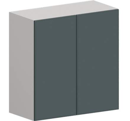 Кухня Модуль ШВ 700 Графит / Бирюзовая мята