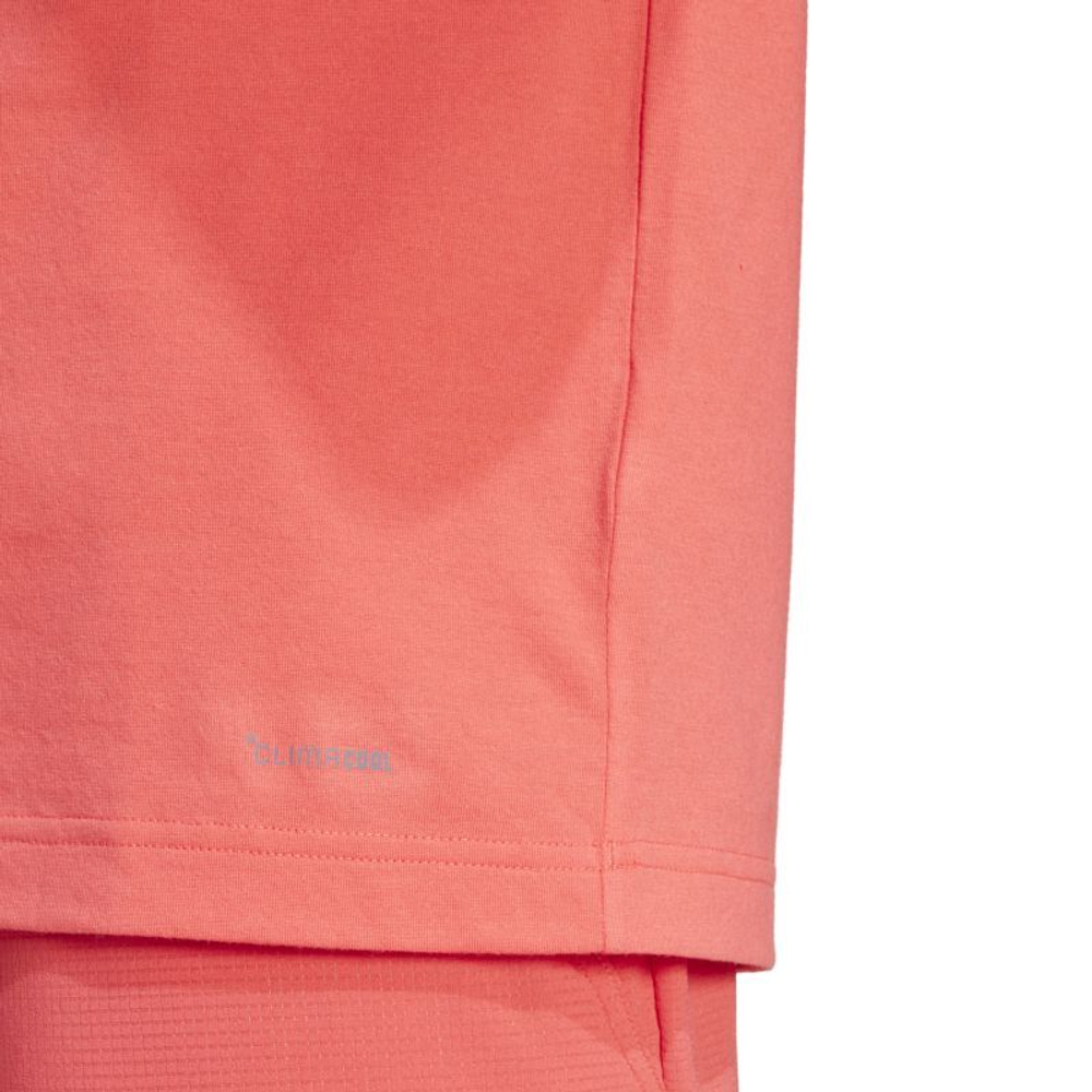 Мужская теннисная футболка Adidas Tennis Logo Graphic - красный