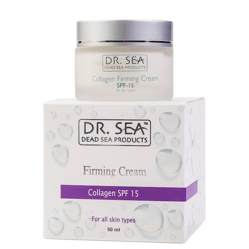 Крем для лица коллагеновый укрепляющий SPF15 Dr.Sea 50мл