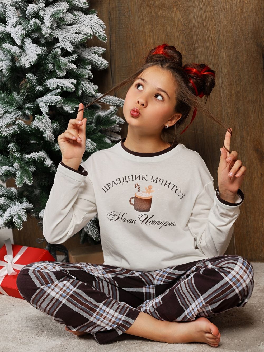 Костюм для девочки Твикс-1 Виотекс МОЛОЧНЫЙ