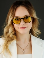 Модная оправа для очков с накладкой 4в1