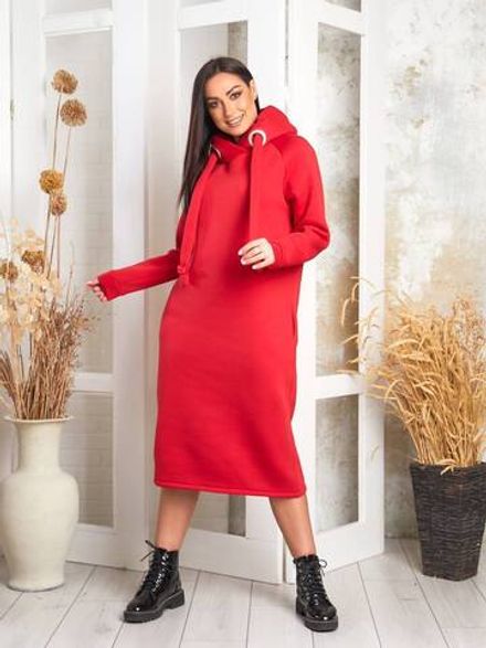 Платье-худи УК-1188 Фабрика Моды