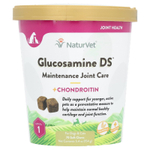 NaturVet, Glucosamine DS, уход за суставами, хондроитин, для собак и кошек, уровень 1, 70 жевательных таблеток, 154 г (5,4 унции)